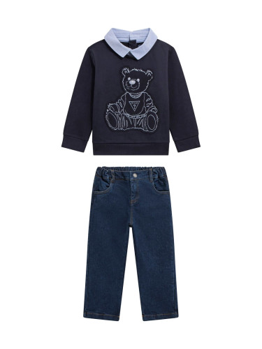 Детски комплект в тъмносин цвят Guess
