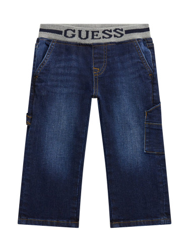 Детски къси дънкови панталони с ластик в талията Guess