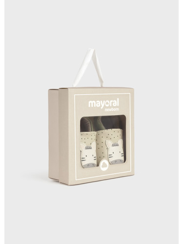 Бебешки буйки за момче в бежово и зелено Mayoral