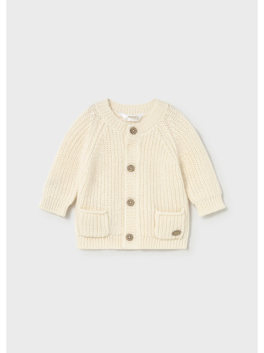 Бебешка жилетка в бежов цвят с копчета Mayoral