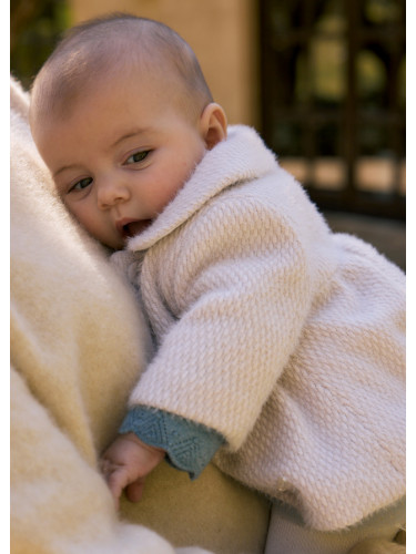 Бебешко клоширано палто в бежово Mayoral