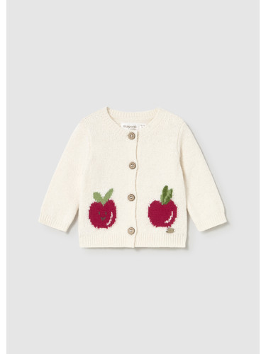 Бебешка жилетка от плетиво с ябълки Mayoral