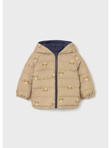 Бебешко двулицево яке в тъмносин и бежов цвят Mayoral