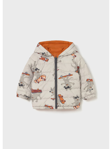 Бебешко двулицево яке в оранжево Mayoral