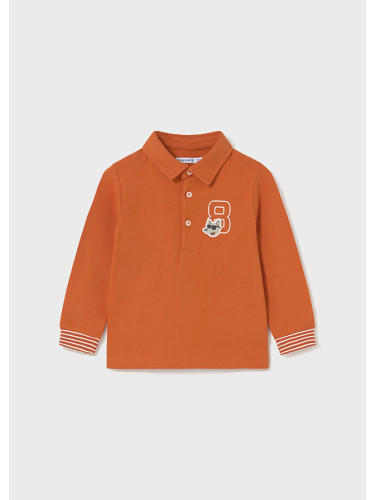 Бебешка блуза с яка в оранжево Mayoral