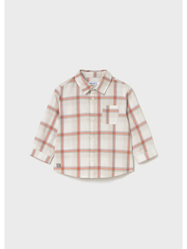 Бебешка риза каре в оранжево Mayoral