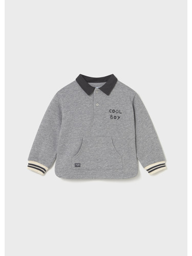Бебешка зимна блуза в сив цвят Mayoral