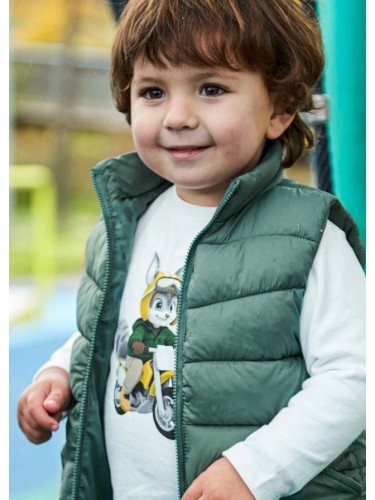 Бяла бебешка блуза с дълъг ръкав Mayoral