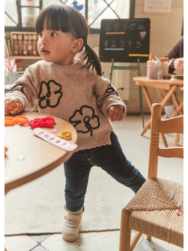 Бебешки ластични дънки в тъмносин цвят Mayoral