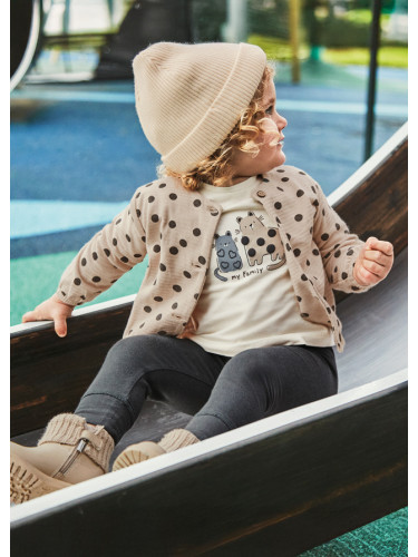 Комплект от три части в сив цвят с жилетка Mayoral