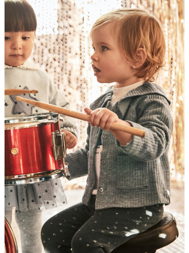 Бебешка жилетка в тъмносив цвят с копчета Mayoral