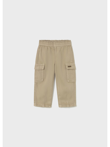 Бебешки карго панталон в бежов цвят Mayoral
