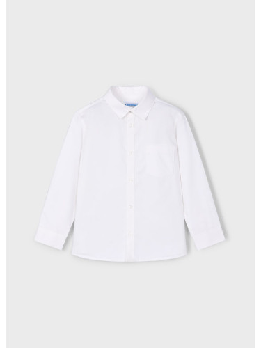 Детска официална риза в бял цвят Mayoral