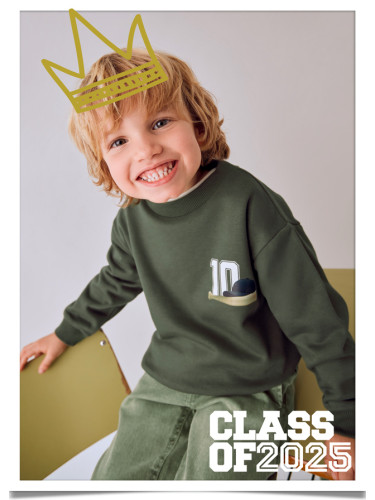 Детска блуза в тъмнозелен цвят Mayoral