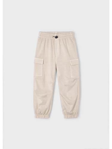 Детски спортен карго панталон в бежов цвят Mayoral