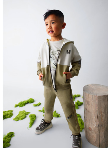 Детски суитшърт с качулка в двуцветен десен Mayoral