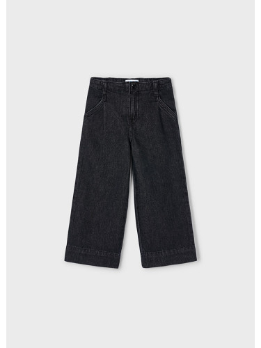 Детски разкроени дънки в черен цвят Mayoral