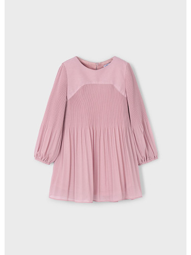 Детска свободна рокля в розов цвят Mayoral