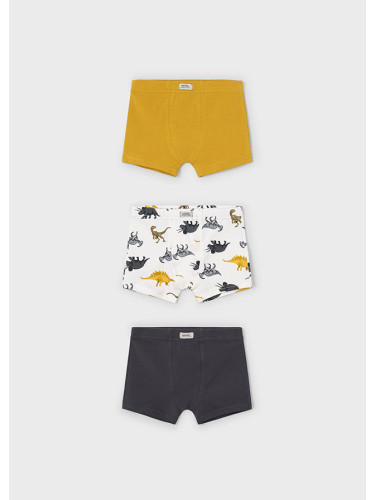 Детски боксерки от три части в цвят горчица Mayoral