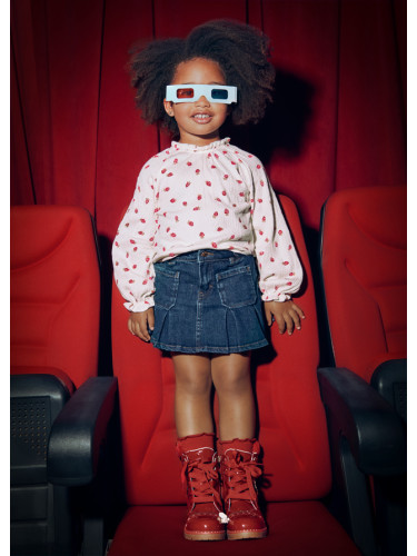 Детска трикотажна блуза с къдрици  Mayoral