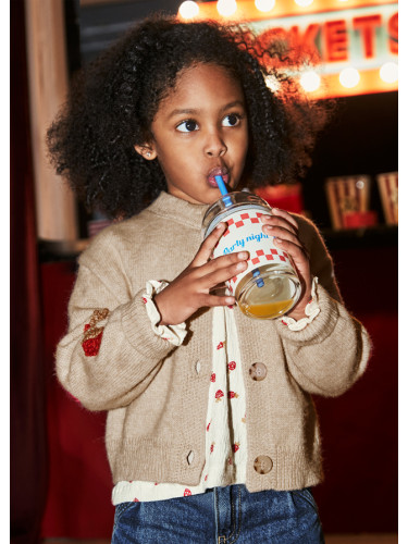 Детска плетена жилетка в бежов цвят Mayoral