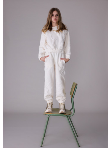 Детски комплект от две части във ванилов цвят Mayoral