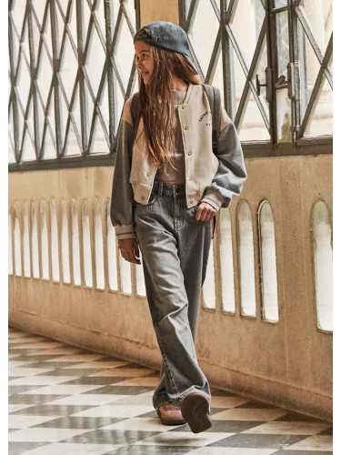 Детски изчистени дънки с права кройка в графитен цвят Mayoral