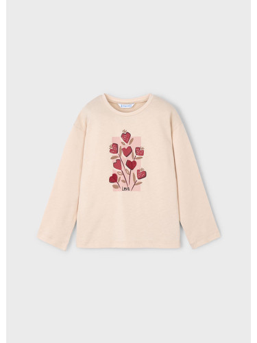 Блуза с дълъг ръкав в цвят пудра Love Mayoral