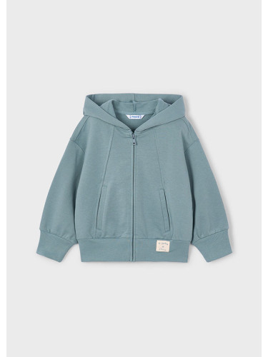 Суитшърт в зелен цвят с качулка Mayoral
