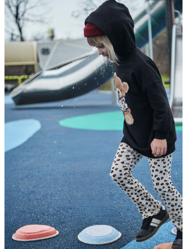 Детски рипсен клин с леопардов принт Mayoral