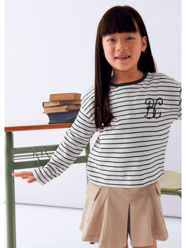 Блуза с дълъг ръкав с тъмносин цвят райе Mayoral