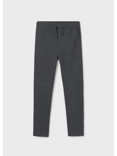 Панталон в цвят графит с фино райе Mayoral