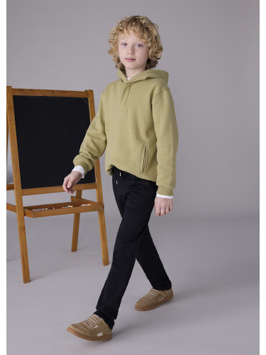 Детски класически панталон в черен цвят с връзка Mayoral