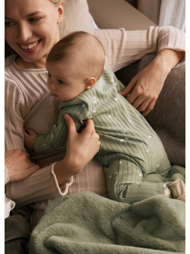 Рипсен бебешки гащеризон в зелен цвят Mayoral