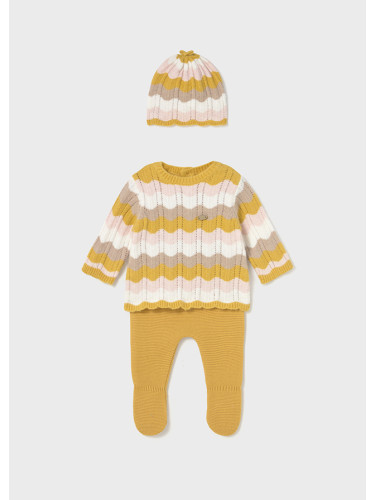 Бебешки плетен комплект от плетиво с ританки Mayoral
