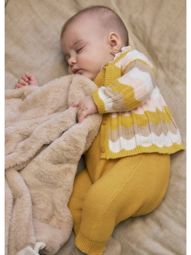 Бебешко пухкаво одеяло в бежов цвят Mayoral