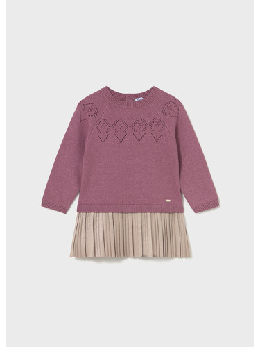 Бебешка рокля в розов цвят Mayoral