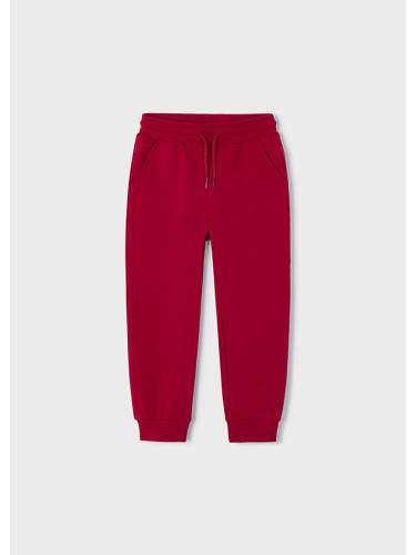 Детски трикотажен панталон в червен цвят Mayoral