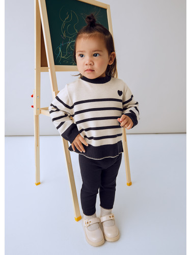 Бебешки плетен комплект на райе в тъмносин Mayoral