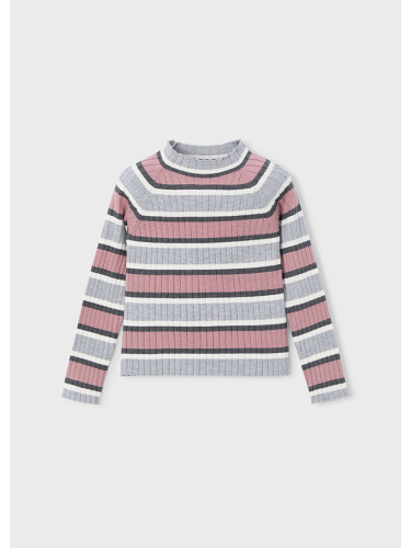 Детска поло блуза от трико в розов цвят Mayoral