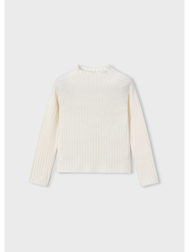 Детска поло блуза от трико в бежов цвят Mayoral