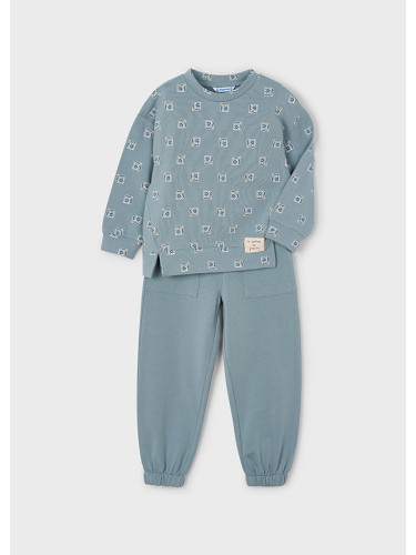 Детски сет от две части в зелен цвят с щампи Mayoral