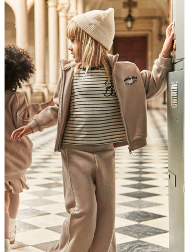 Детски спортен сет в бежов цвят със свободна кройка Mayoral