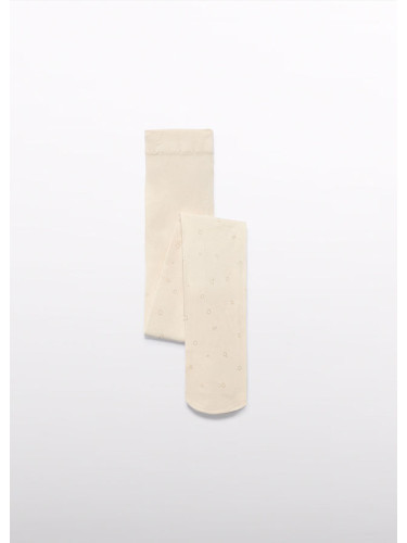 Чорапогащник в бежов цвят с блясък Abel and Lula