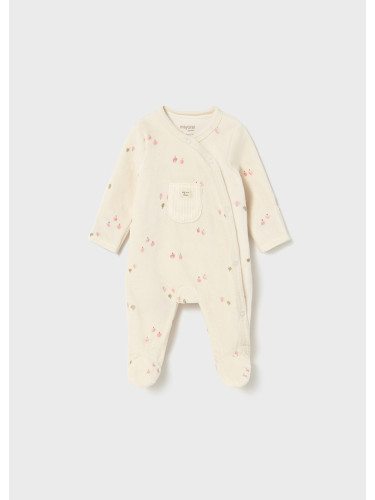 Бебешки плюшен гащеризон в цвят розово Mayoral