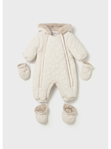 Космонавт в екрю цвят с ръкавици Mayoral