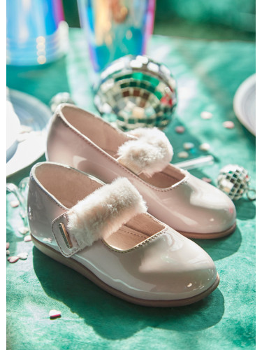 Бебешки балерини в бял цвят Mayoral