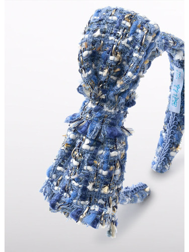 Диадема в син цвят с панделка Abel and Lula