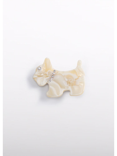 Детска фиба за коса кученце с камъни Abel and Lula