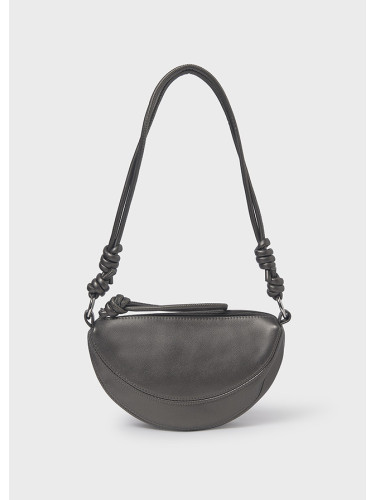 Детска официална кожена чанта в тънмосив цвят Mayoral